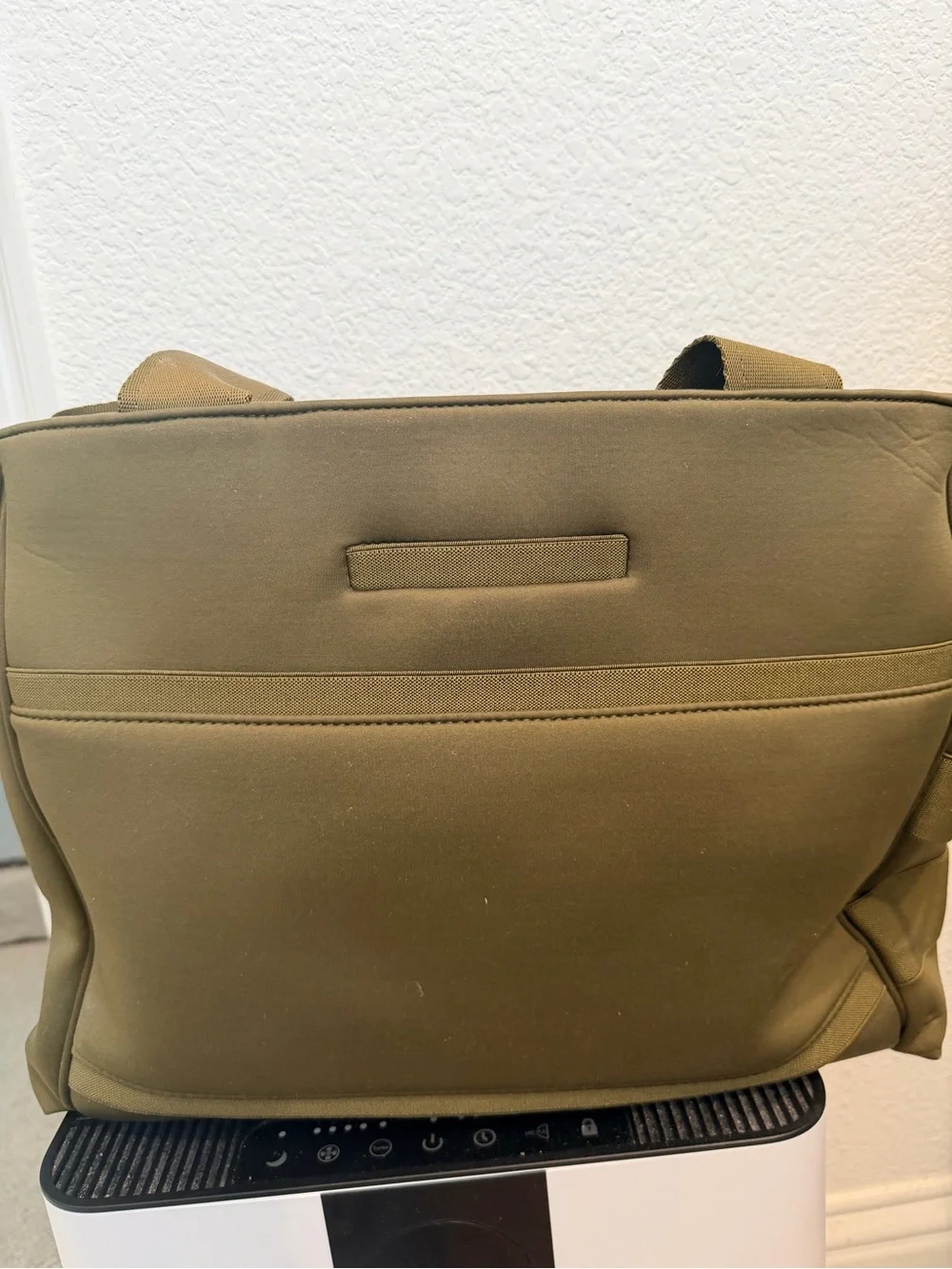 Dagne Dover Olive Zip-Front Tote
